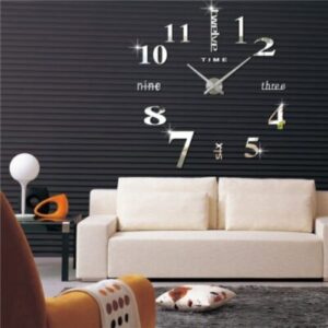 3D Nalepovacie hodiny DIY Clock Twelve Time