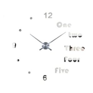 3D Nalepovacie hodiny DIY Clock Evevo 8282XL