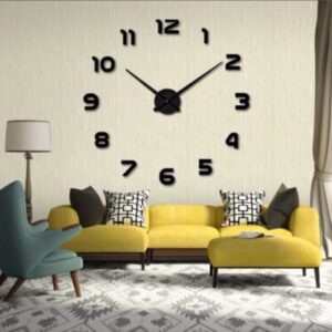 3D Nalepovacie hodiny DIY Clock 1-12