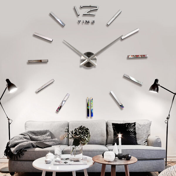 3D Nalepovacie hodiny DIY Clock BIG Time L