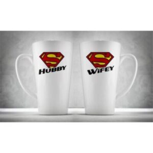 Hrnčeky pre páry - Super Wifey & Hubby