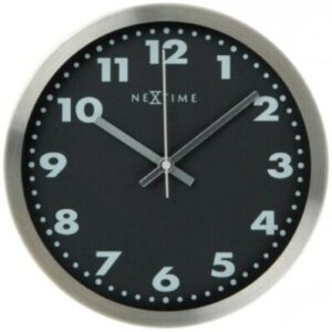 Nástenné hodiny Nextime Arabic Black 34cm