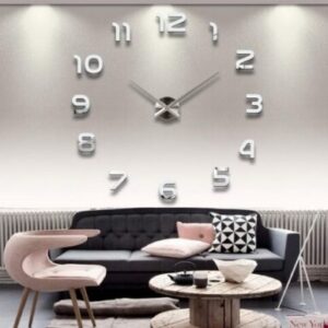 3D Nalepovacie hodiny Diy Clock 1-12